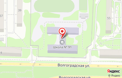 Детский футбольный клуб Искра на Волгоградской улице на карте