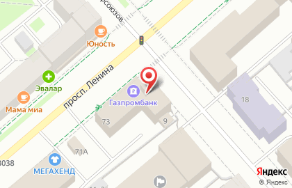 Кафе-пироговая Штолле на проспекте Ленина на карте