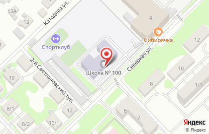 Клуб карате для детей и взрослых Олимп в Заельцовском районе на карте