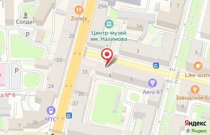 Медицинская лаборатория Гемотест на улице Тухачевского на карте
