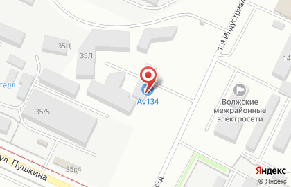 Магазин автозапчастей Автодом на улице Пушкина на карте