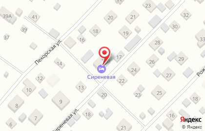 Гостиница Сиреневая на карте