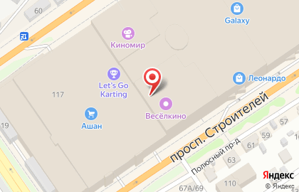 Оператор связи МТС в Железнодорожном районе на карте