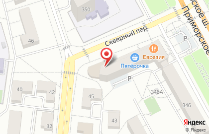 Магазин разливного пива Beerstadt на Приморском шоссе на карте