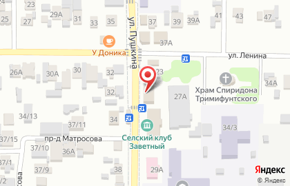 Магазин Казачка на улице Пушкина на карте