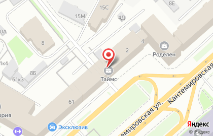 Школа программирования для школьников Digital Banana на Кантемировской улице на карте