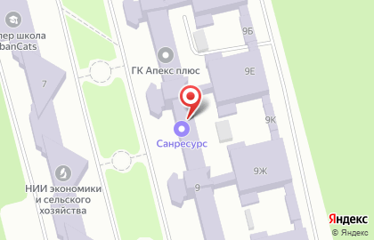 Венец в Пушкинском районе на карте