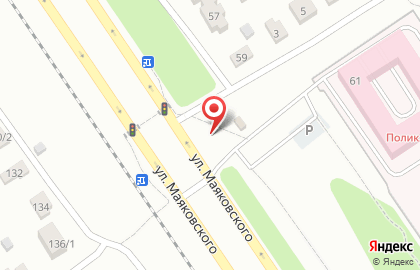 Продуктовый магазин на Маяковского на карте