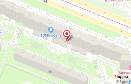 Салон мебели Твм-Мебель на проспекте Просвещения на карте