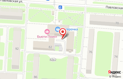 Приневское на Павловской улице на карте