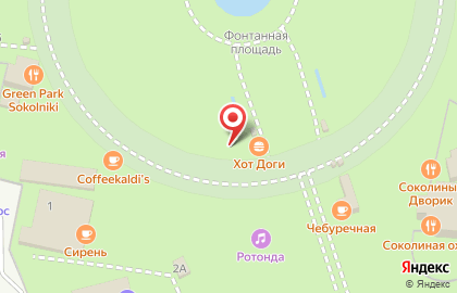 Автомат по продаже кофе в проезде Сокольнического Круга на карте