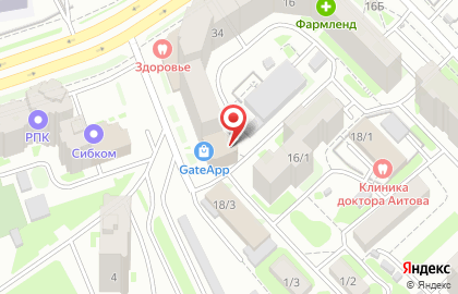 Клининговая компания ПрофКлин в Советском районе на карте