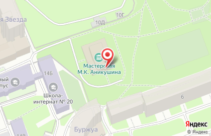 Мастерская Аникушина на карте