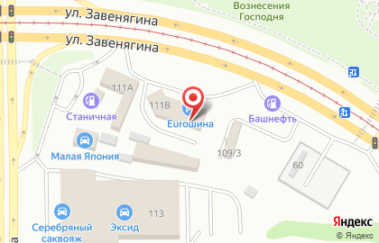 Шиномонтажная мастерская Шинка в Орджоникидзевском районе на карте