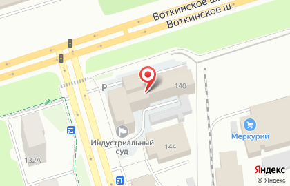 Юридическая фирма Консультант на Воткинском шоссе на карте