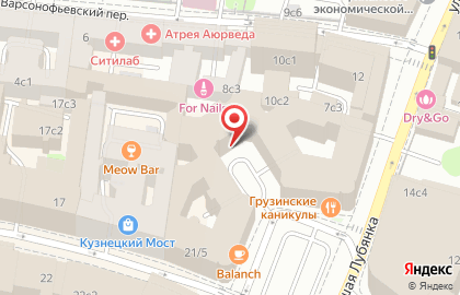 Группа компаний Визовый менеджер на улице Кузнецкий Мост на карте