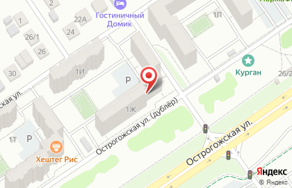 Точка продаж суши и роллов Дракон на Междуреченской улице на карте
