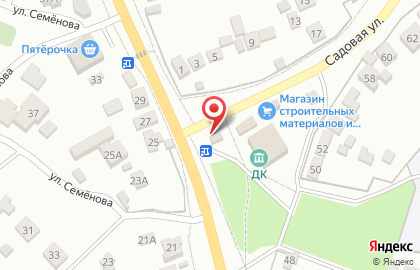 Магазин Знаменское мясо и молоко на Садовой улице на карте