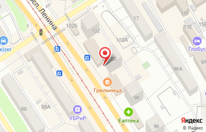 Восточный экспресс банк в Октябрьском районе на карте