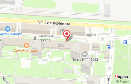 Магазин продуктов в Москве на карте