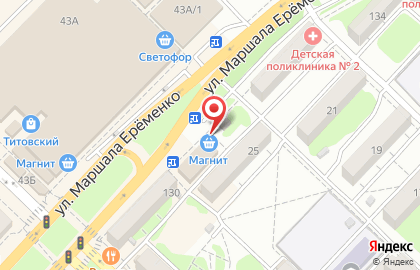 Магазин цифровой и бытовой техники DNS в Краснооктябрьском районе на карте