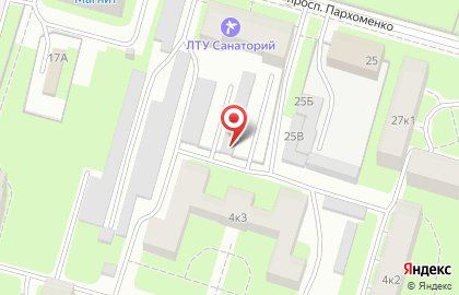 Автостоянка в Санкт-Петербурге на карте