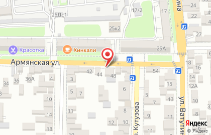 Магазин во Владикавказе на карте
