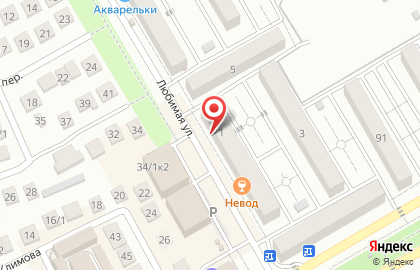Магазин разливного пива Пивной Рай на Любимой улице на карте