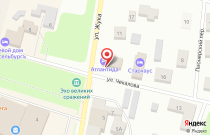 Мини-отель Атлантида на карте