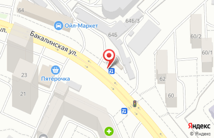 «SEDMAX» на Бакалинской улице на карте