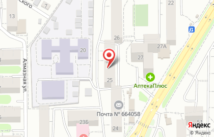Сеть супермаркетов Багира в Свердловском районе на карте