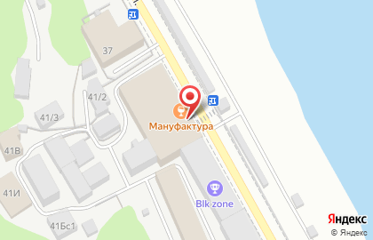 Лофт-бар Мануфактура на Заводской улице на карте