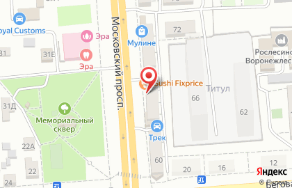 ЛИБЕРТИ в Воронеже на карте