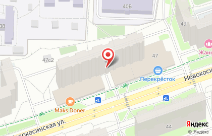 Перекресток в Новокосино на карте