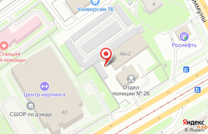 Автосервис на Ладожской на карте