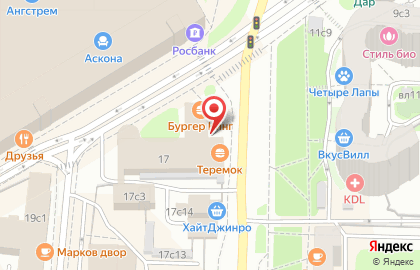 Юридический супермаркет ЦВД-МОСКВА на улице Ленинская Слобода на карте
