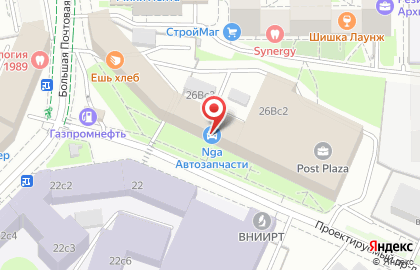 Академия управления и производства в Москве на карте
