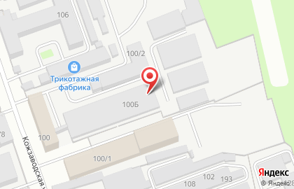 Завод РадамирПласт на Кожзаводской улице на карте