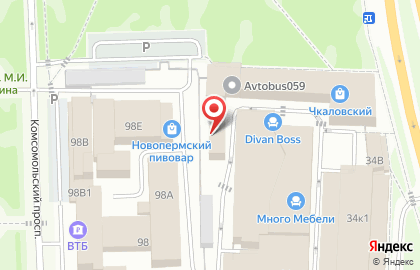 Мебельный центр Чкаловский на улице Героев Хасана на карте