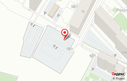 Автостоянка в Красноярске на карте