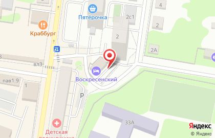Бутик-отель Воскресенский на карте