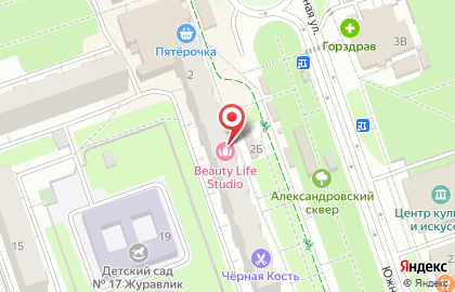 Мосгортранс на Южной улице на карте