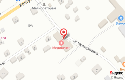 Медицинская клиника «Медицентр» в г. Колтуши на карте
