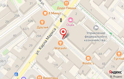 Радио-Город на улице Урицкого на карте