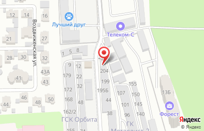 Автоritet, СТО на карте