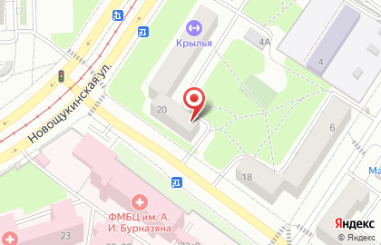 ОДС Жилищник района Щукино, ГБУ на улице Маршала Новикова на карте