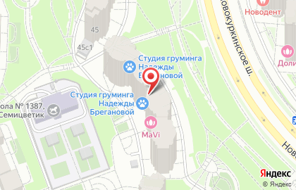 Москитные сетки у метро Планерная на карте