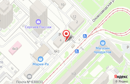 Продуктовый магазин Орион на Оловозаводской улице на карте