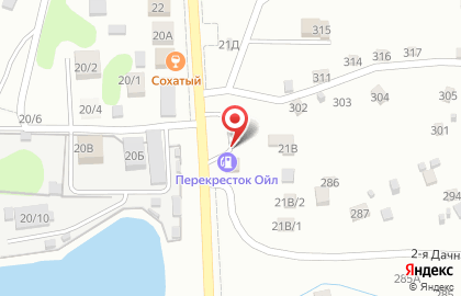 Перекресток Ойл на Весенней улице на карте