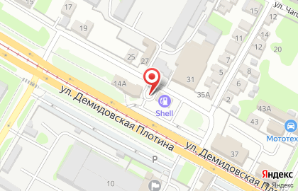 Шиномонтажная мастерская в Пролетарском районе на карте